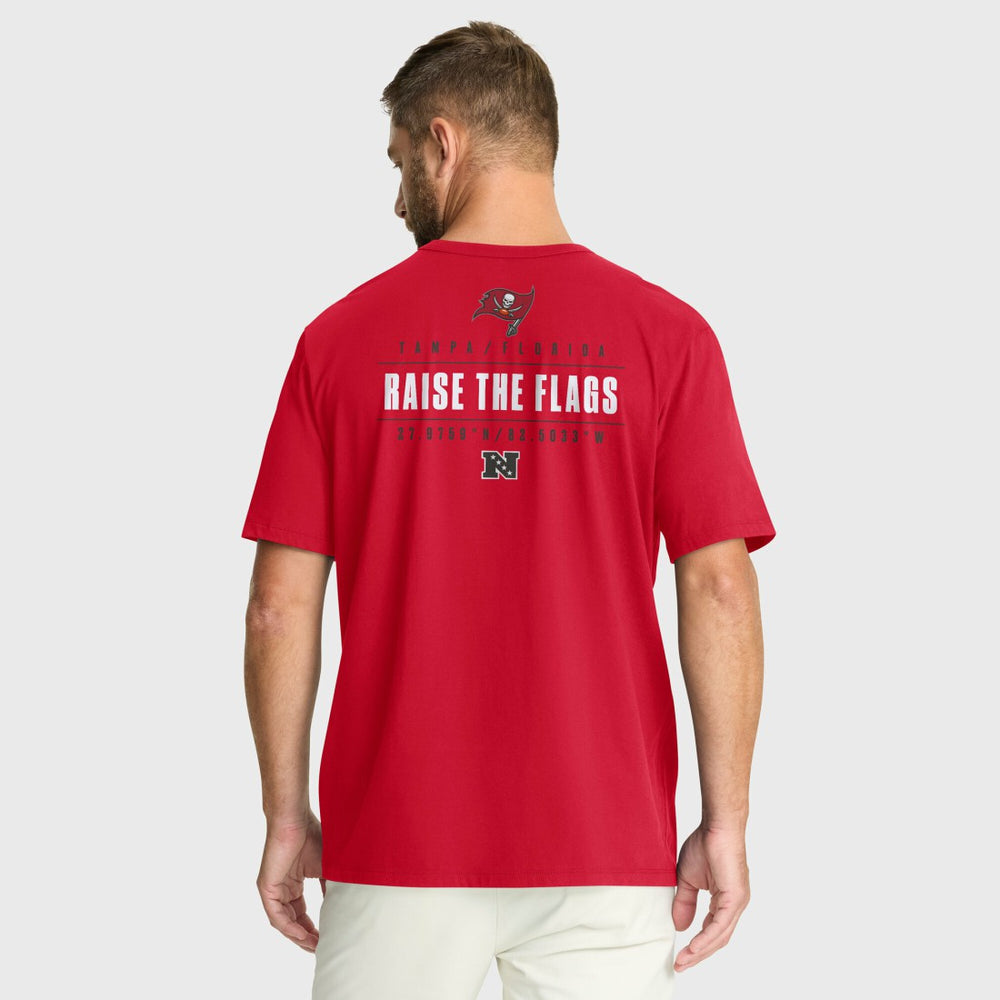 Fanatics Tampa Bay Buccaneers Passing Pocket Legacy T-Shirt Red