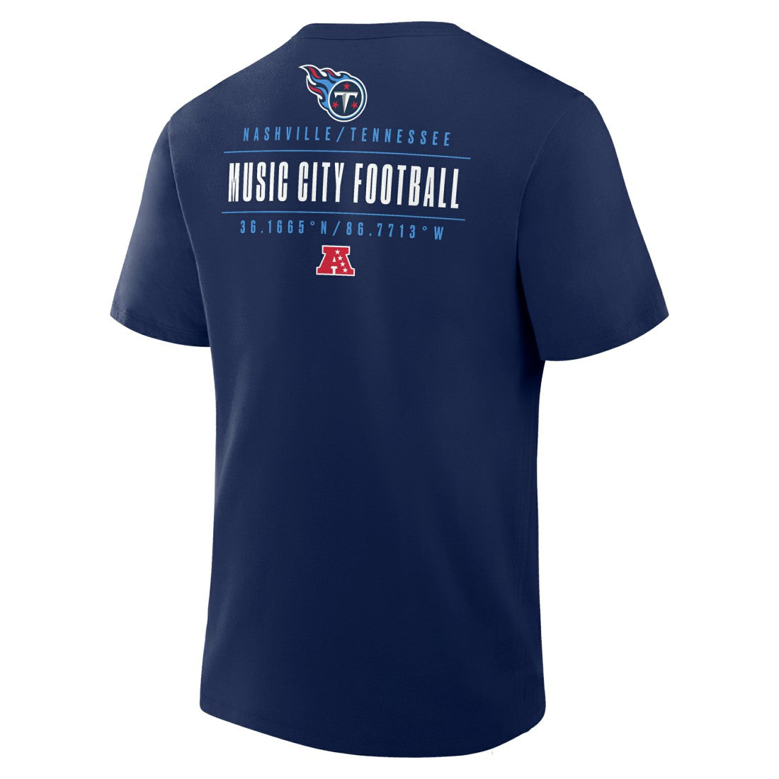 Fanatics Tennessee Titans Passing Pocket Legacy T-Shirt Navy