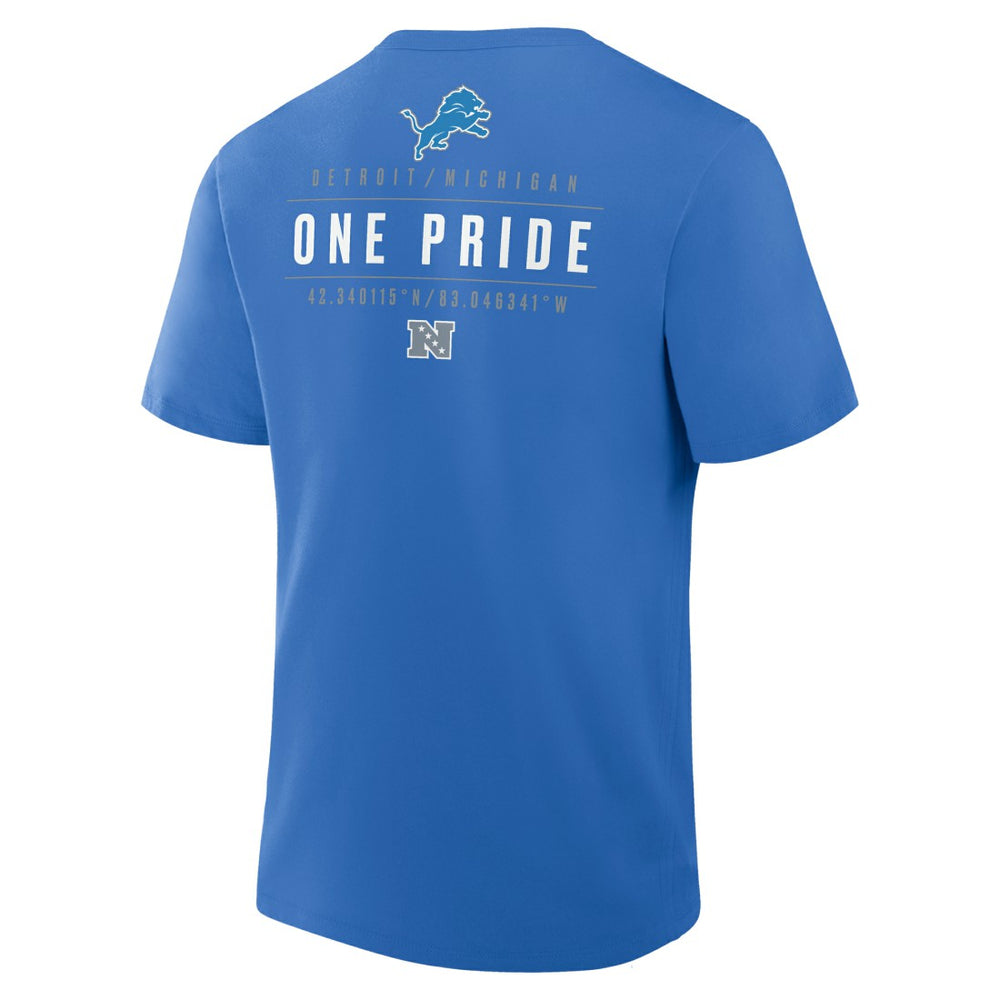Fanatics Detroit Lions Passing Pocket Legacy T-Shirt Blue