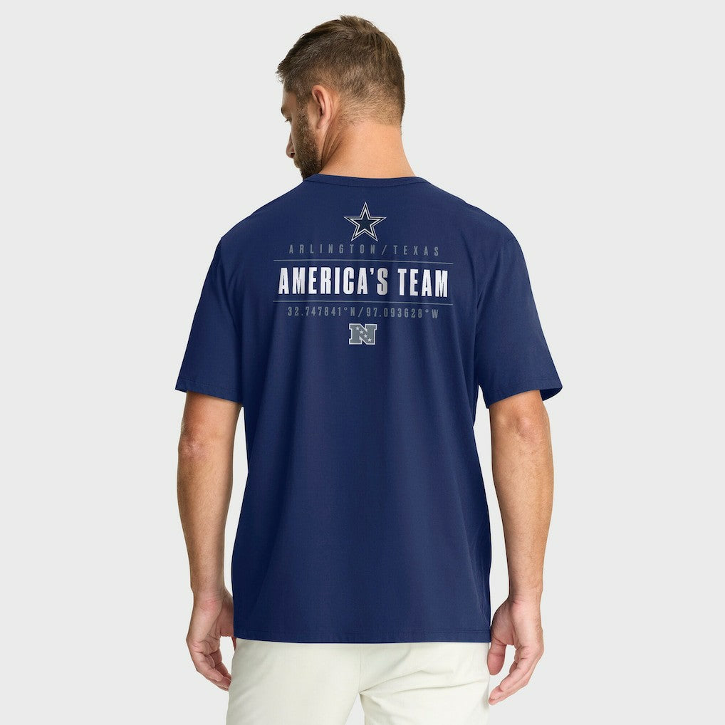 Fanatics Dallas Cowboys Passing Pocket Legacy T-Shirt Navy