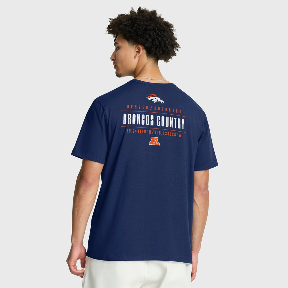 Fanatics Denver Broncos Passing Pocket Legacy T-Shirt Navy