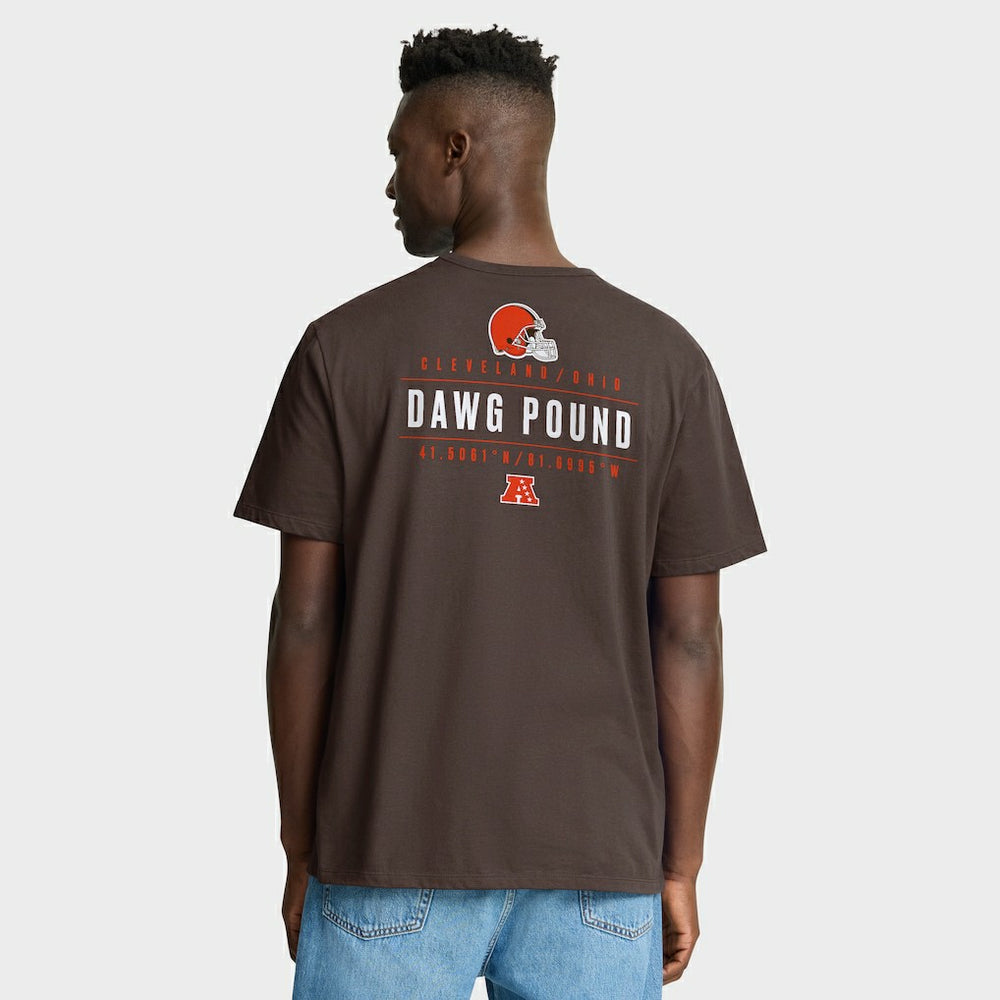 Fanatics Cleveland Browns Passing Pocket Legacy T-Shirt Brown