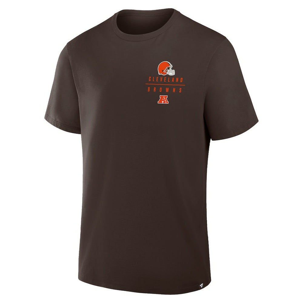 Fanatics Cleveland Browns Passing Pocket Legacy T-Shirt Brown