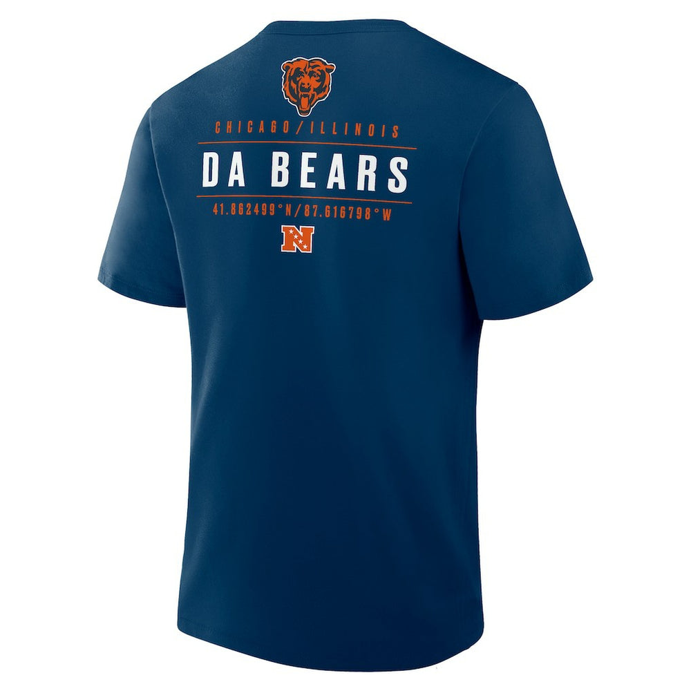 Fanatics Chicago Bears Passing Pocket Legacy T-Shirt Navy