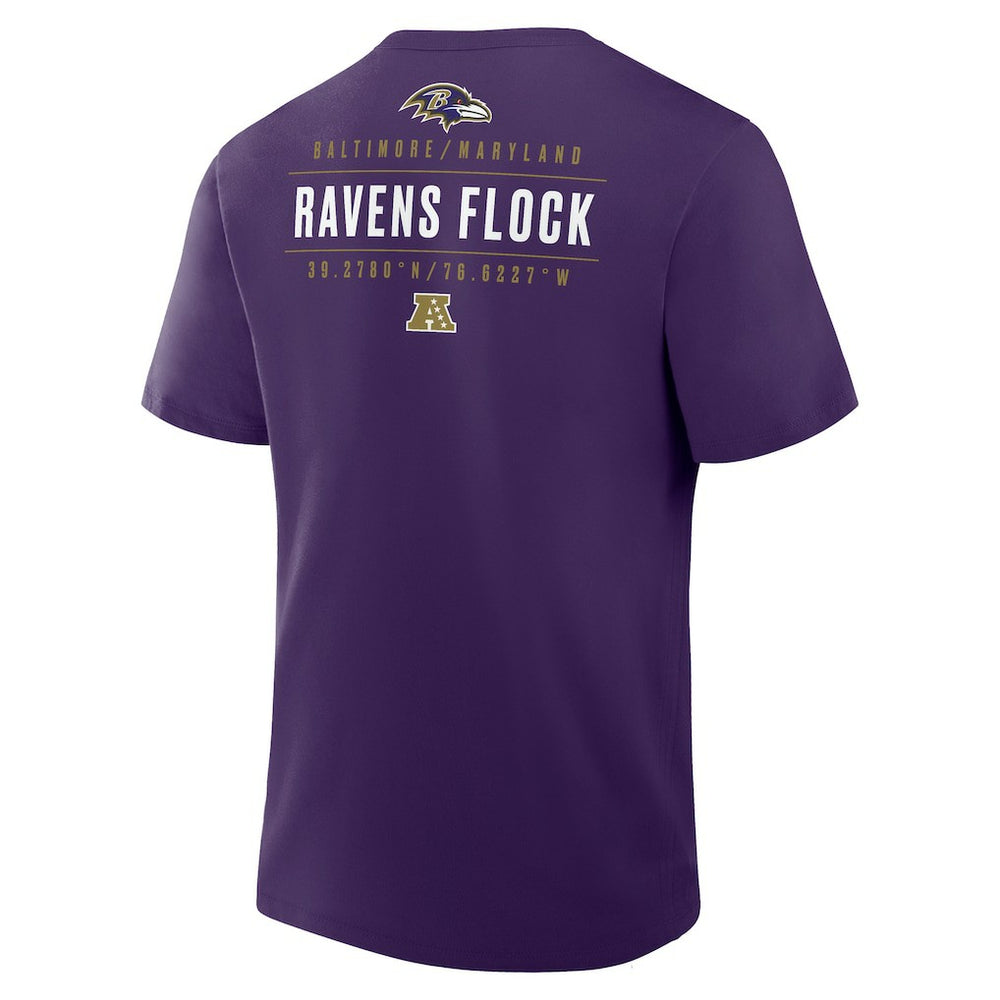 Fanatics Baltimore Ravens Passing Pocket Legacy T-Shirt Purple