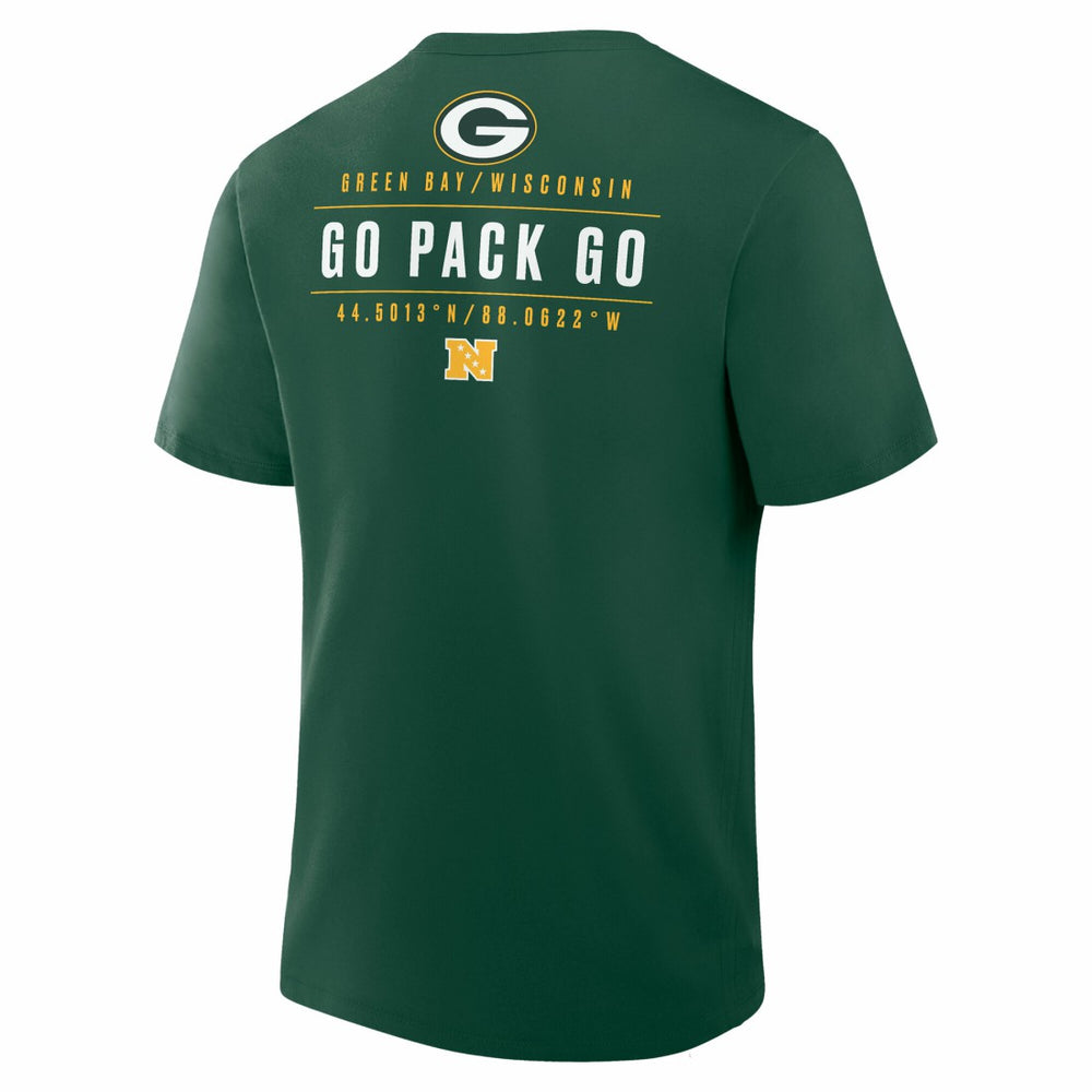 Fanatics Green Bay Packers Passing Pocket Legacy T-Shirt Green