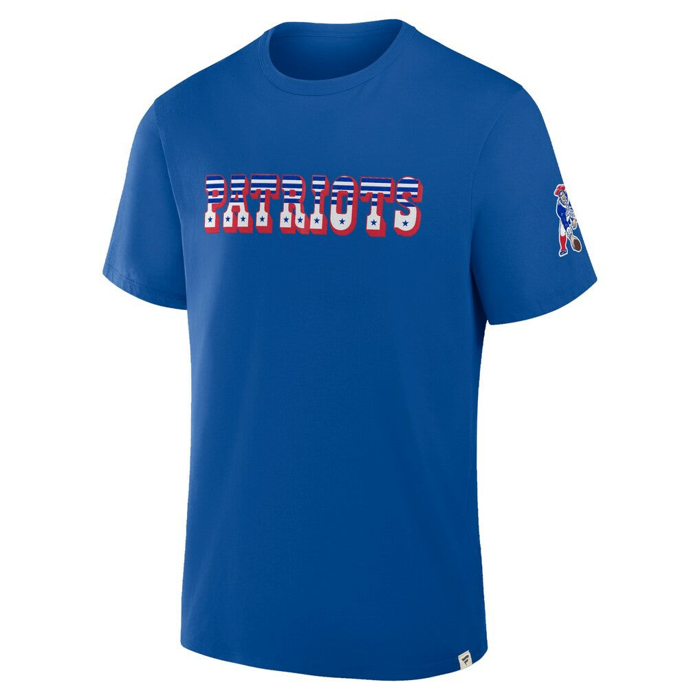 Fanatics New England Patriots Elevated Classic Legacy T-Shirt Royal