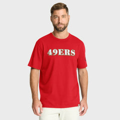 Fanatics San Francisco 49ers Elevated Classic Legacy T-Shirt Scarlet