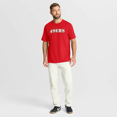 Fanatics San Francisco 49ers Elevated Classic Legacy T-Shirt Scarlet
