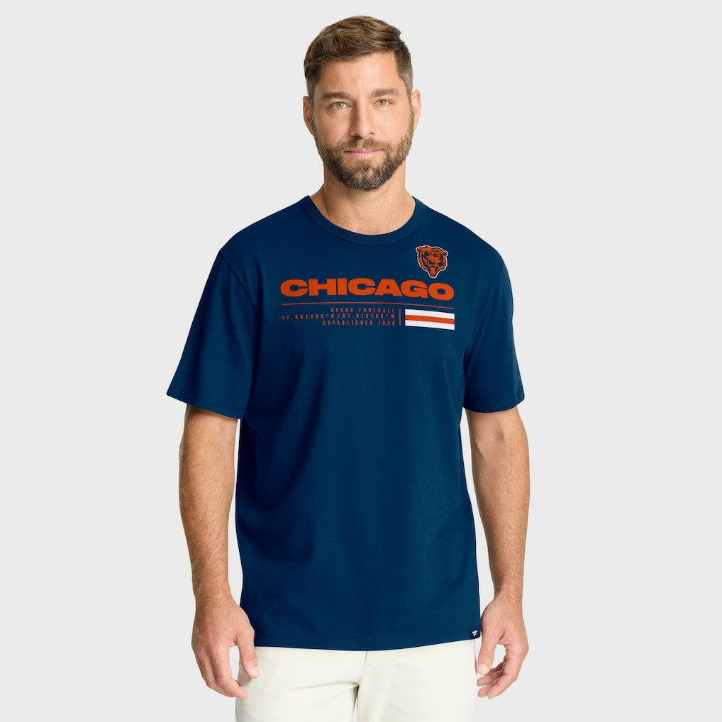 Fanatics Chicago Bears Chop Block Legacy T-Shirt Navy