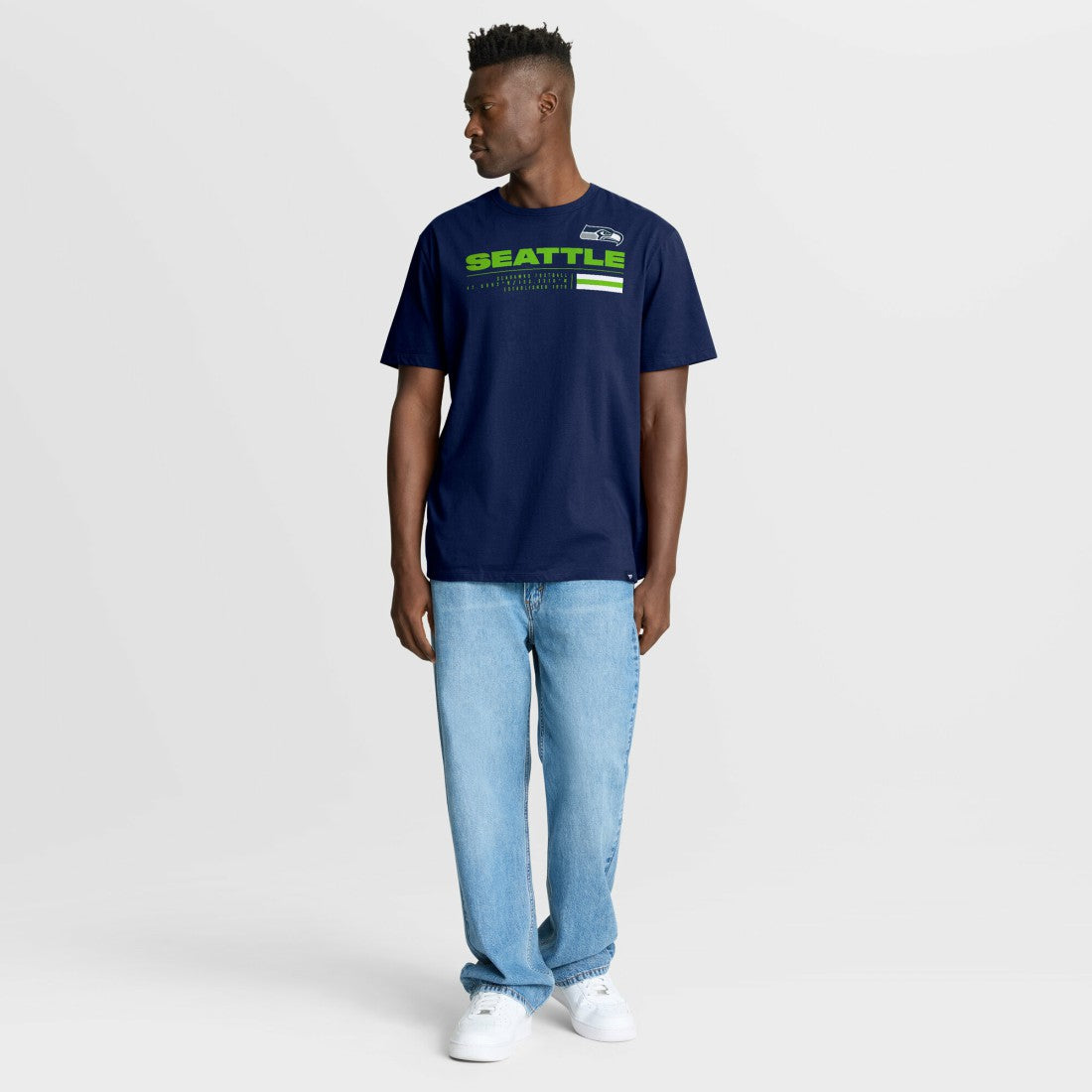 Fanatics Seattle Seahawks Chop Block Legacy T-Shirt College Navy