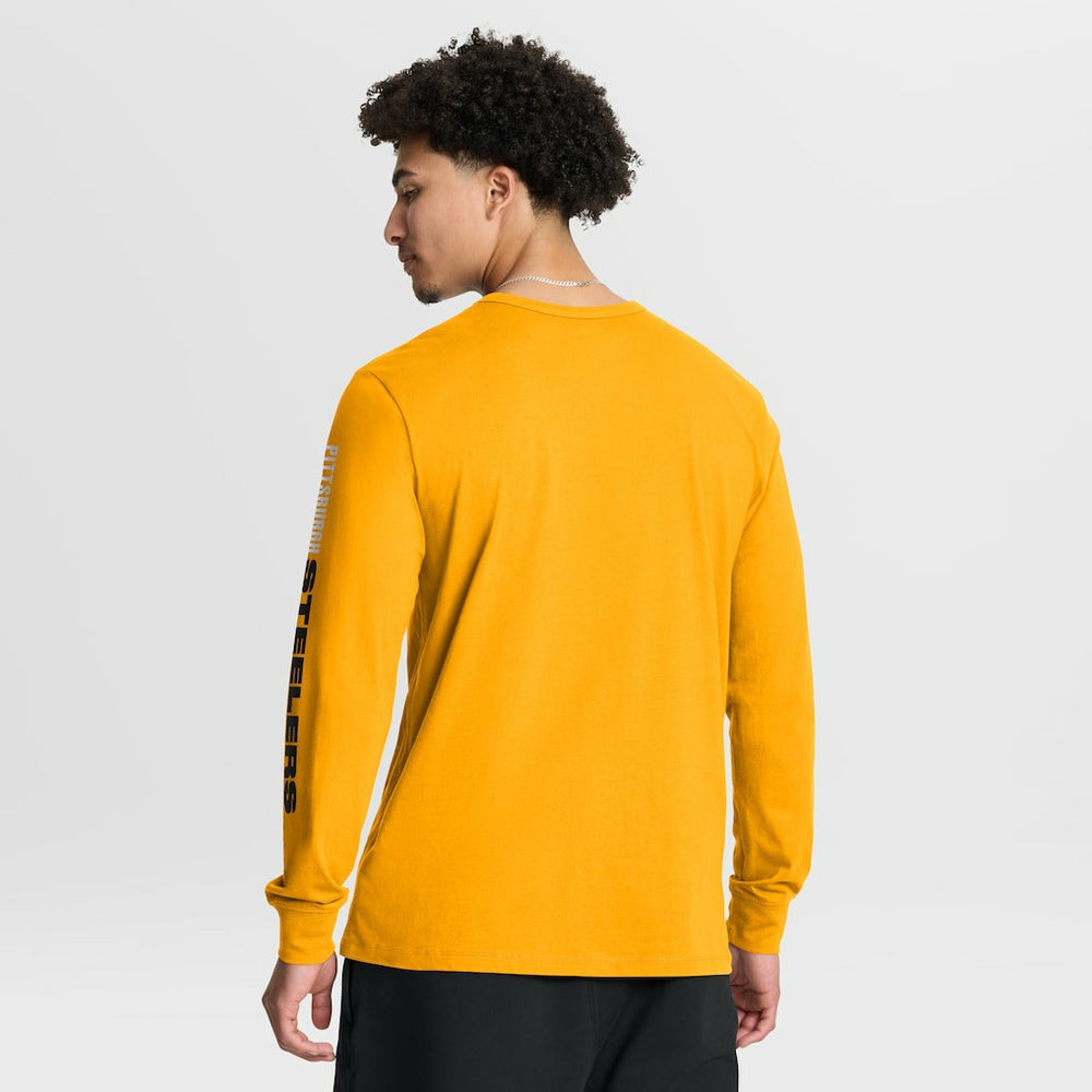 Fanatics Pittsburgh Steelers Clock Management Legacy Long Sleeve T-Shirt Gold