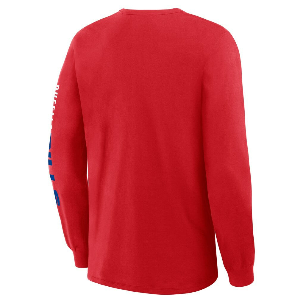 Fanatics Buffalo Bills Clock Management Legacy Long Sleeve T-Shirt Red