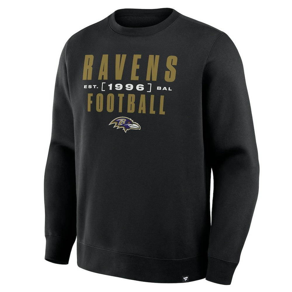 Fanatics Baltimore Ravens Powerful Throw Legacy Pullover Sweatshirt Black