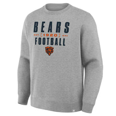 Fanatics Chicago Bears Powerful Throw Legacy Pullover Sweatshirt Heather Gray