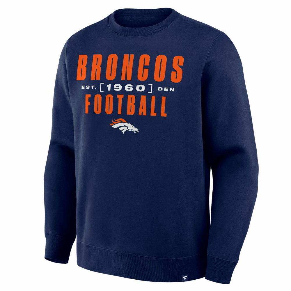 Fanatics Denver Broncos Powerful Throw Legacy Pullover Sweatshirt Navy