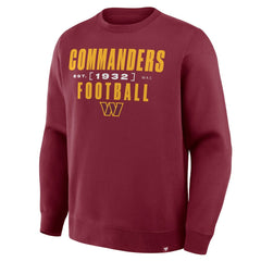 Fanatics Washington Commanders Powerful Throw Legacy Pullover Sweatshirt Burgundy