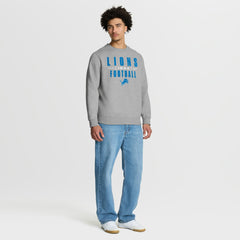 Fanatics Detroit Lions Powerful Throw Legacy Pullover Sweatshirt Heather Gray