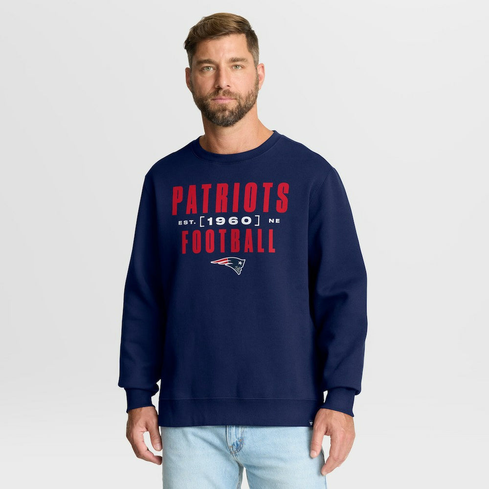 Fanatics New England Patriots Powerful Throw Legacy Pullover Sweatshirt Navy