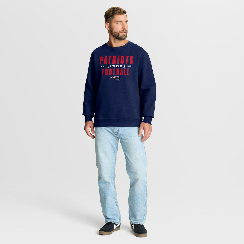 Fanatics New England Patriots Powerful Throw Legacy Pullover Sweatshirt Navy