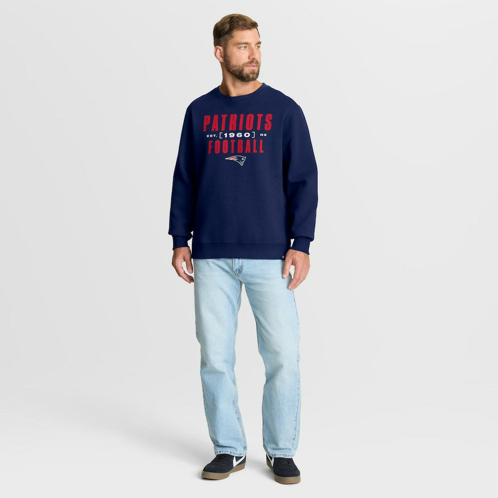 Fanatics New England Patriots Powerful Throw Legacy Pullover Sweatshirt Navy