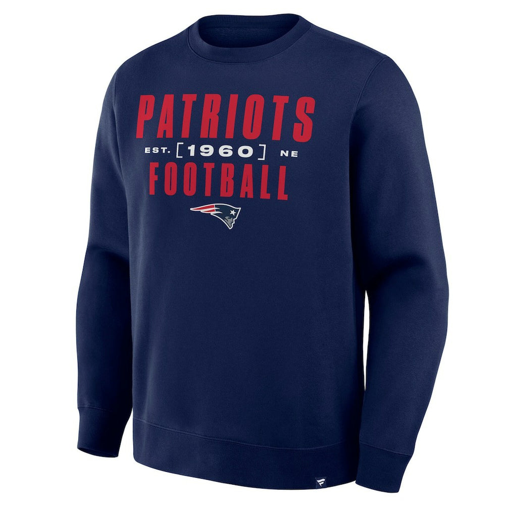 Fanatics New England Patriots Powerful Throw Legacy Pullover Sweatshirt Navy