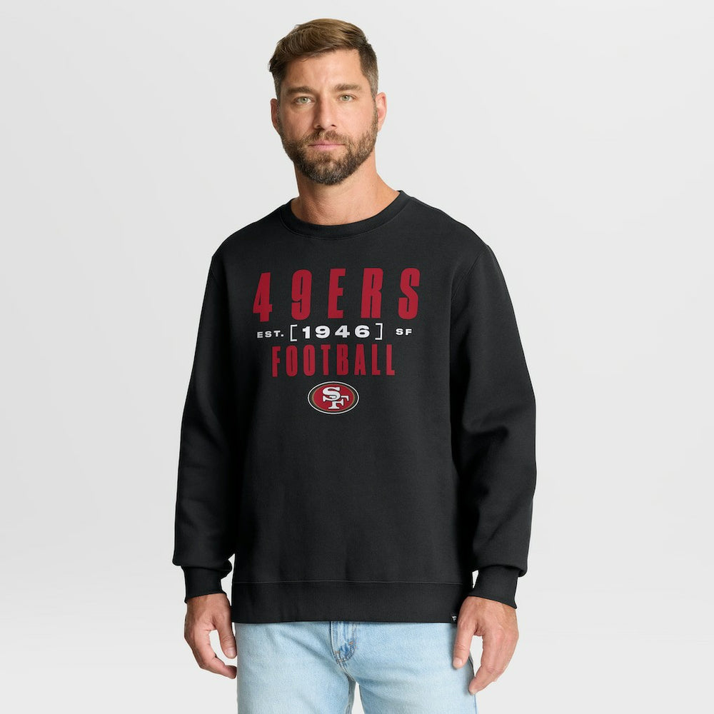 Fanatics San Francisco 49ers Powerful Throw Legacy Pullover Sweatshirt Black