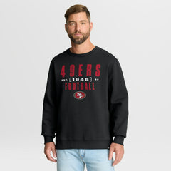 Fanatics San Francisco 49ers Powerful Throw Legacy Pullover Sweatshirt Black