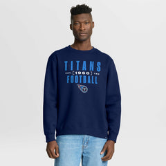 Fanatics Tennessee Titans Powerful Throw Legacy Pullover Sweatshirt Navy