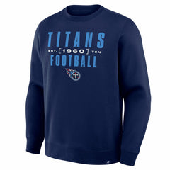 Fanatics Tennessee Titans Powerful Throw Legacy Pullover Sweatshirt Navy