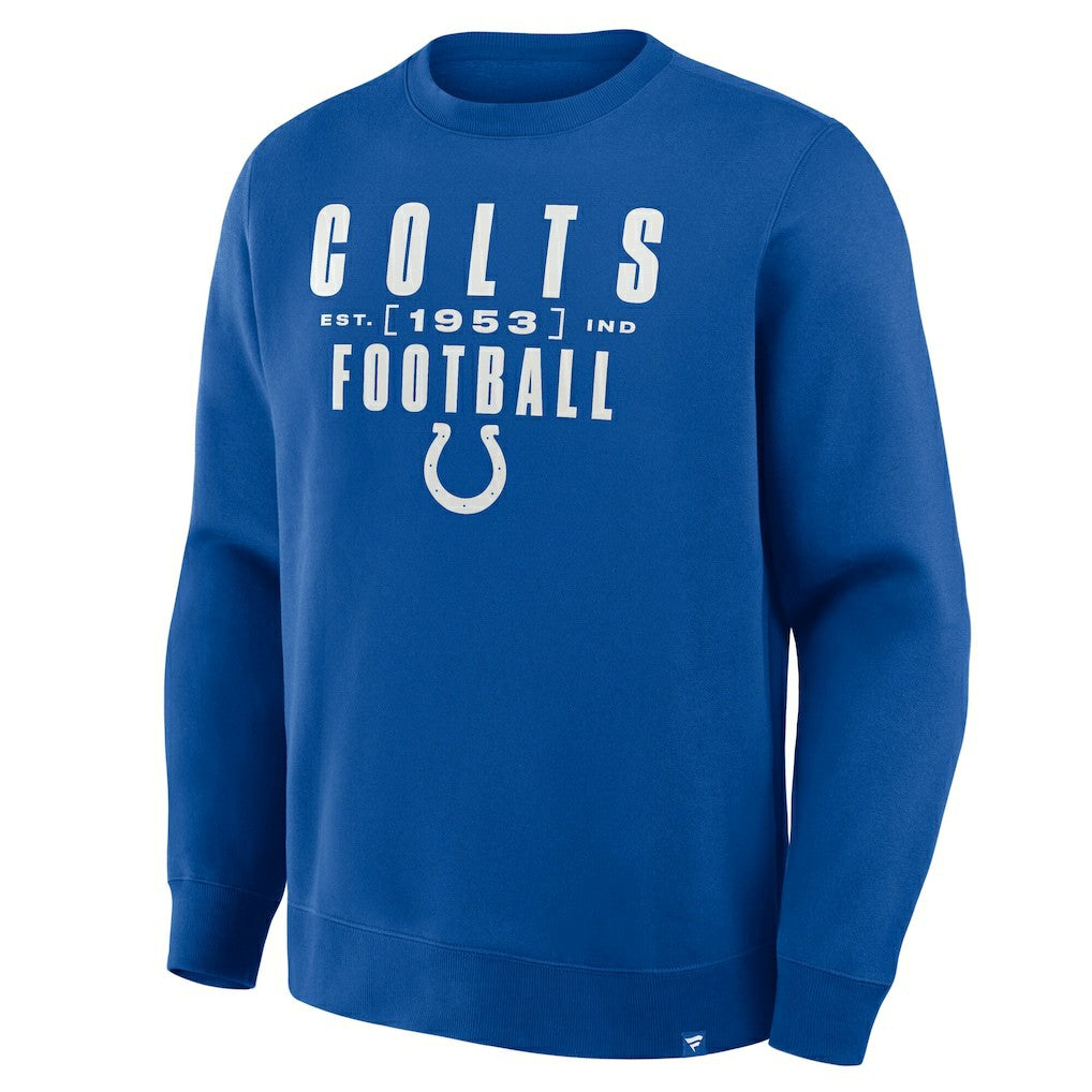 Fanatics Indianapolis Colts Powerful Throw Legacy Pullover Sweatshirt Royal