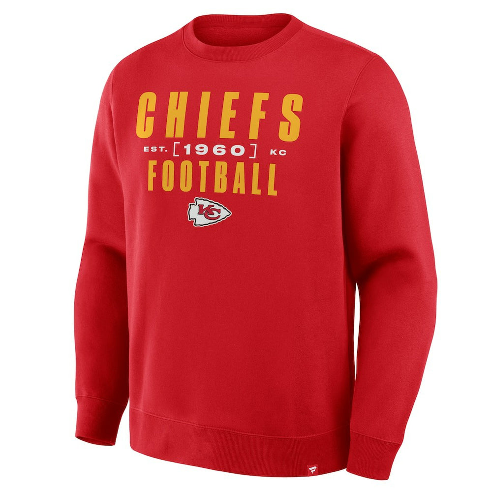 Fanatics Kansas City Chiefs Powerful Throw Legacy Pullover Sweatshirt Red