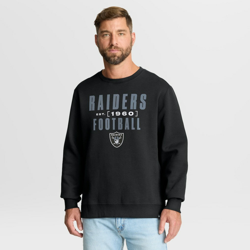 Fanatics Las Vegas Raiders Powerful Throw Legacy Pullover Sweatshirt Black