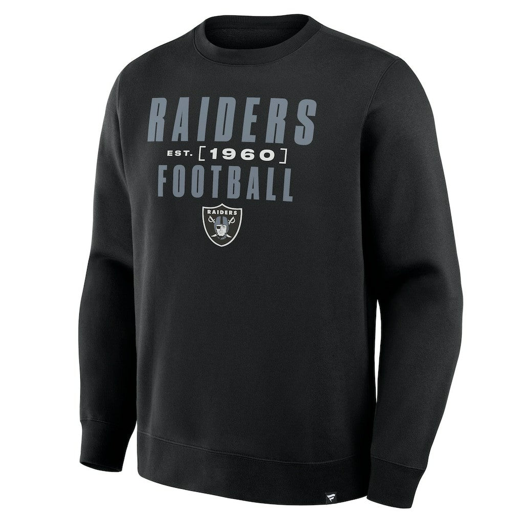 Fanatics Las Vegas Raiders Powerful Throw Legacy Pullover Sweatshirt Black