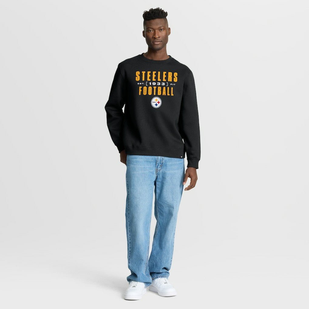 Fanatics Pittsburgh Steelers Powerful Throw Legacy Pullover Sweatshirt Black