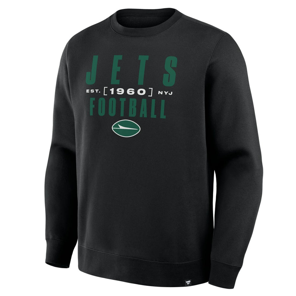 Fanatics New York Jets Powerful Throw Legacy Pullover Sweatshirt Black