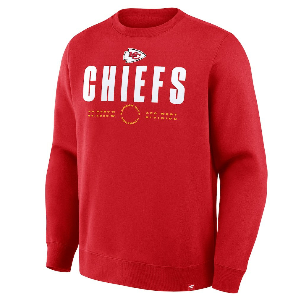 Fanatics Kansas City Chiefs Direct Handoff Legacy Pullover Sweatshirt Red