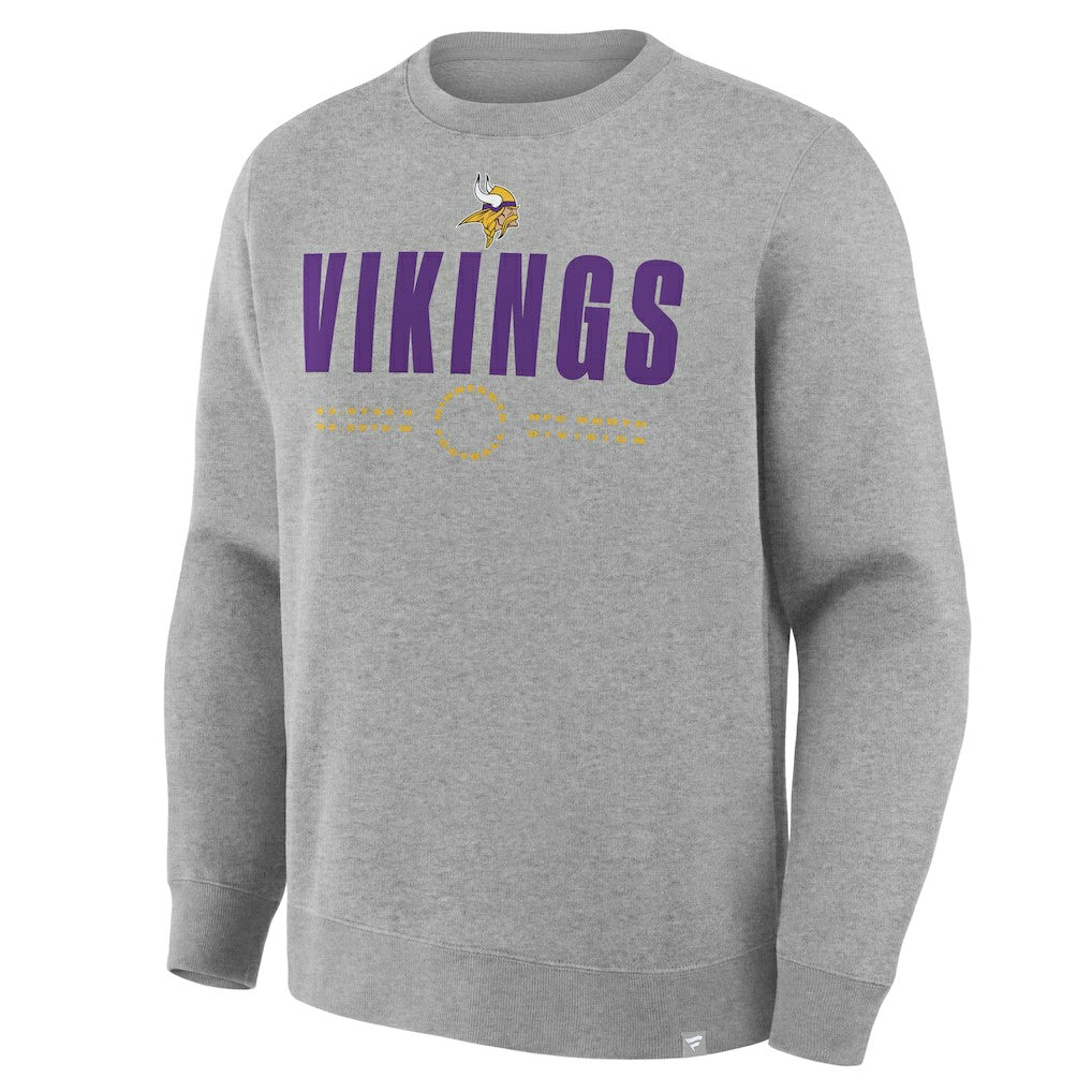 Fanatics Minnesota Vikings Direct Handoff Legacy Pullover Sweatshirt Heather Gray