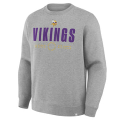 Fanatics Minnesota Vikings Direct Handoff Legacy Pullover Sweatshirt Heather Gray