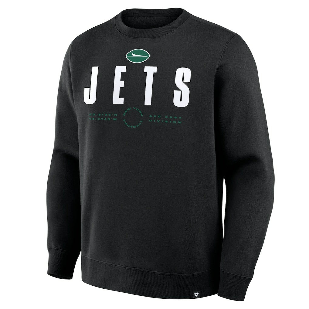 Fanatics New York Jets Direct Handoff Legacy Pullover Sweatshirt Black