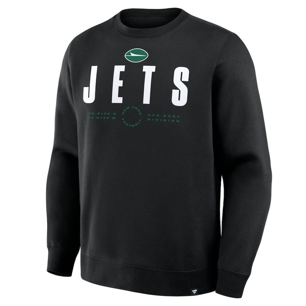 Fanatics New York Jets Direct Handoff Legacy Pullover Sweatshirt Black