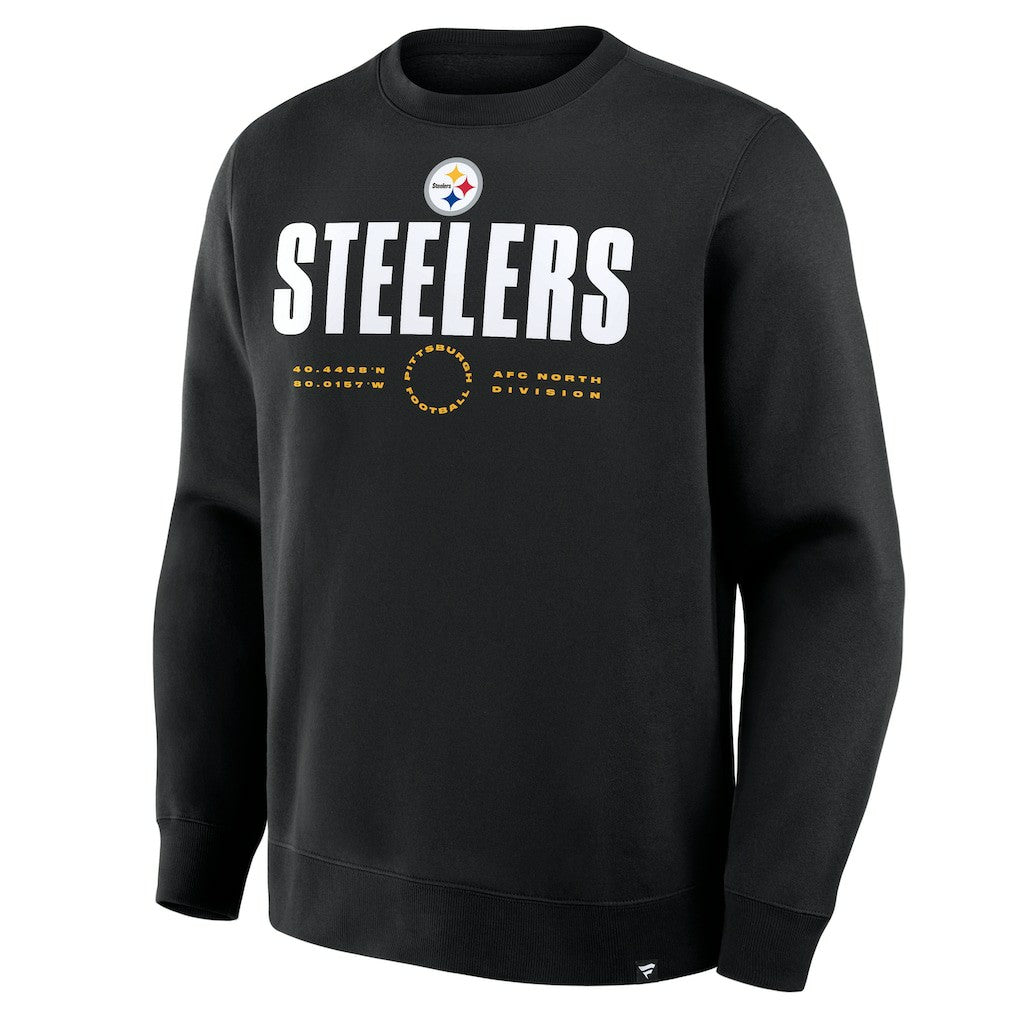 Fanatics Pittsburgh Steelers Direct Handoff Legacy Pullover Sweatshirt Black