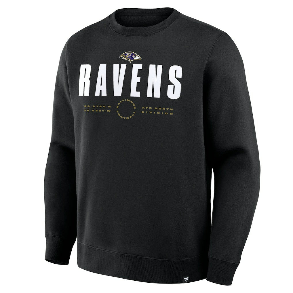 Fanatics Baltimore Ravens Direct Handoff Legacy Pullover Sweatshirt Black