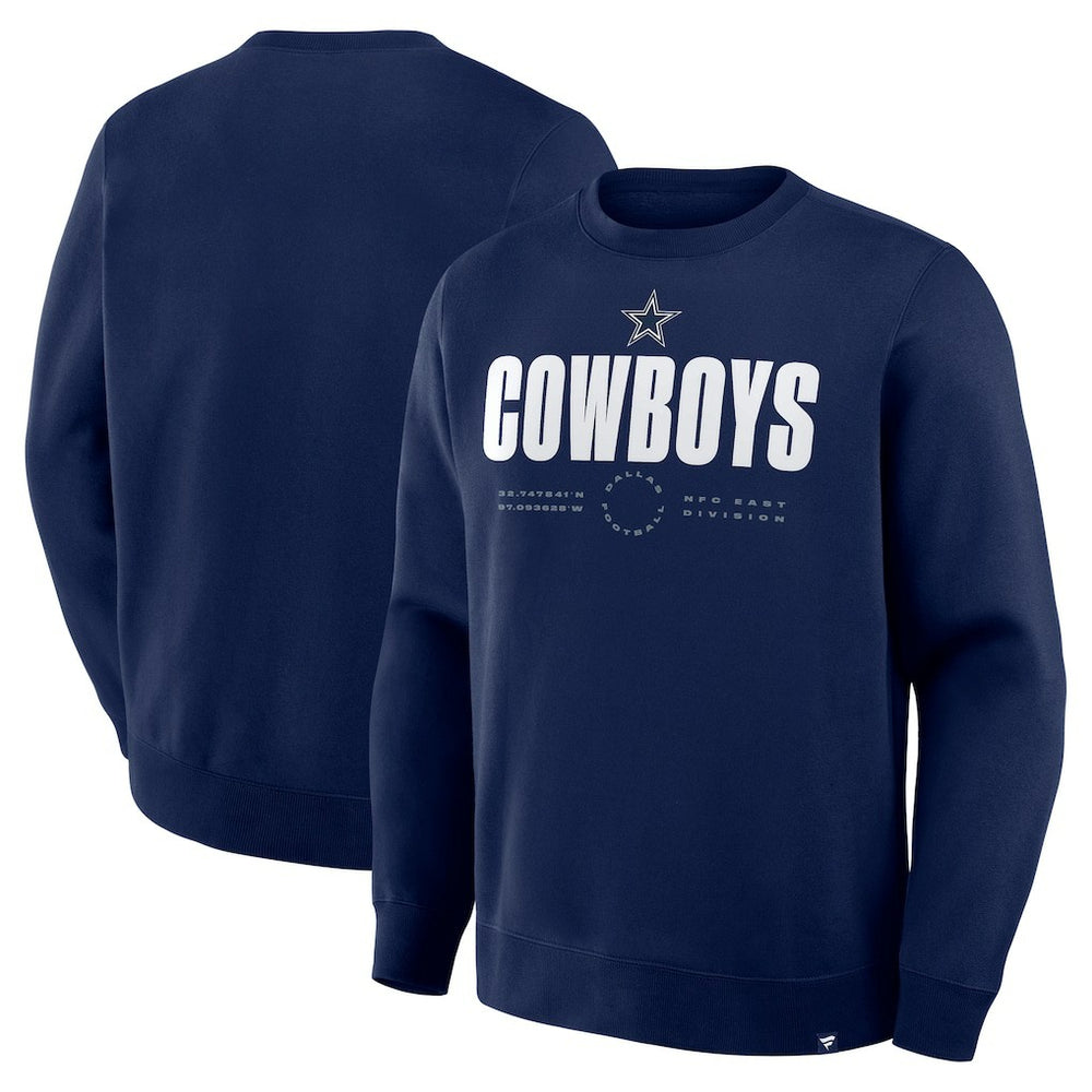 Fanatics Dallas Cowboys Direct Handoff Legacy Pullover Sweatshirt Navy