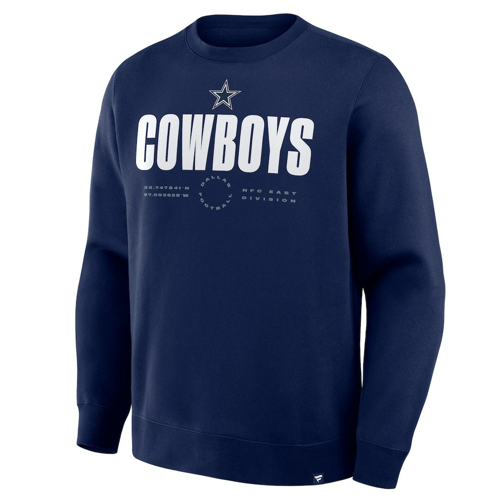 Fanatics Dallas Cowboys Direct Handoff Legacy Pullover Sweatshirt Navy