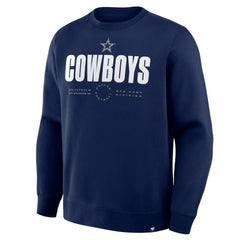 Fanatics Dallas Cowboys Direct Handoff Legacy Pullover Sweatshirt Navy