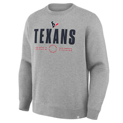 Fanatics Houston Texans Direct Handoff Legacy Pullover Sweatshirt Heather Gray