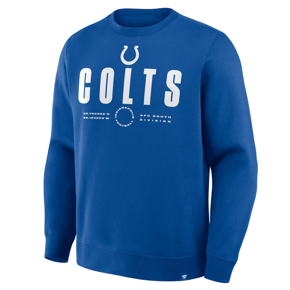 Fanatics Indianapolis Colts Direct Handoff Legacy Pullover Sweatshirt Royal