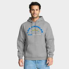 Fanatics Los Angeles Chargers Delay of Game Legacy Pullover Hoodie Heather Gray