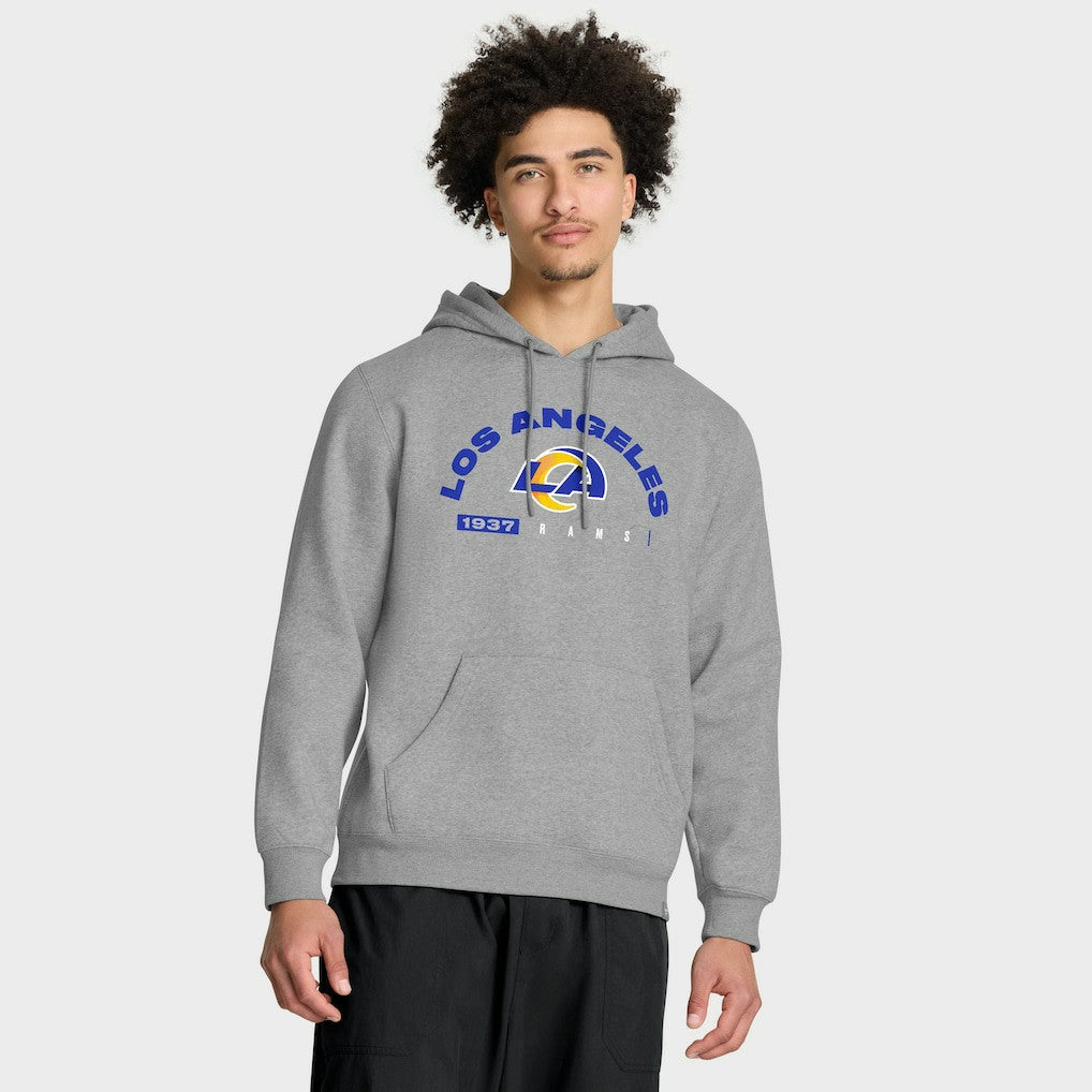 Fanatics Los Angeles Rams Delay of Game Legacy Pullover Hoodie Heather Gray